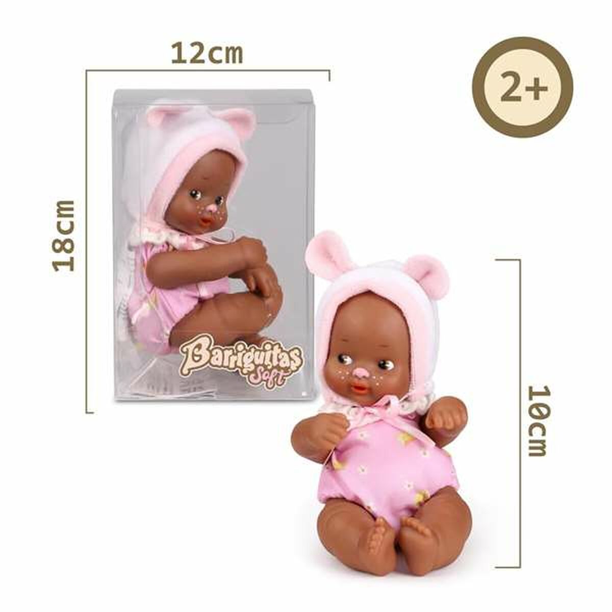Panenka miminko Barriguitas Soft babies